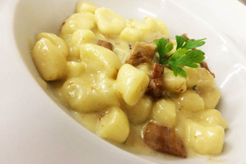 gnocchetti di patate e porcini